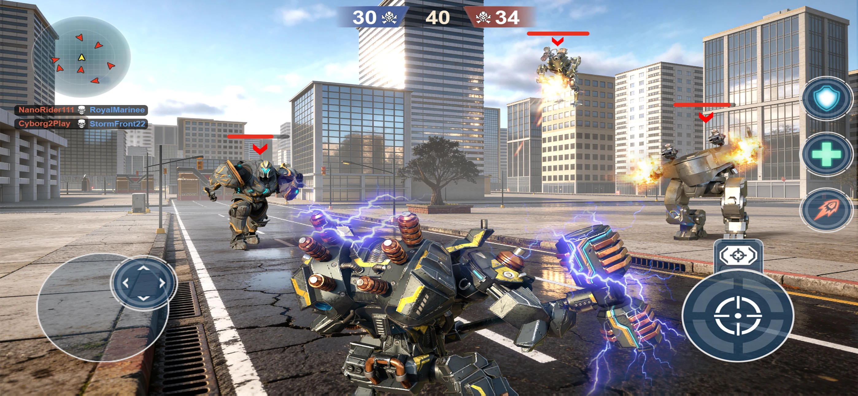 Mech Wars Online Robot Battles screenshot